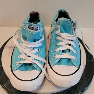 Floral Turquoise Converse